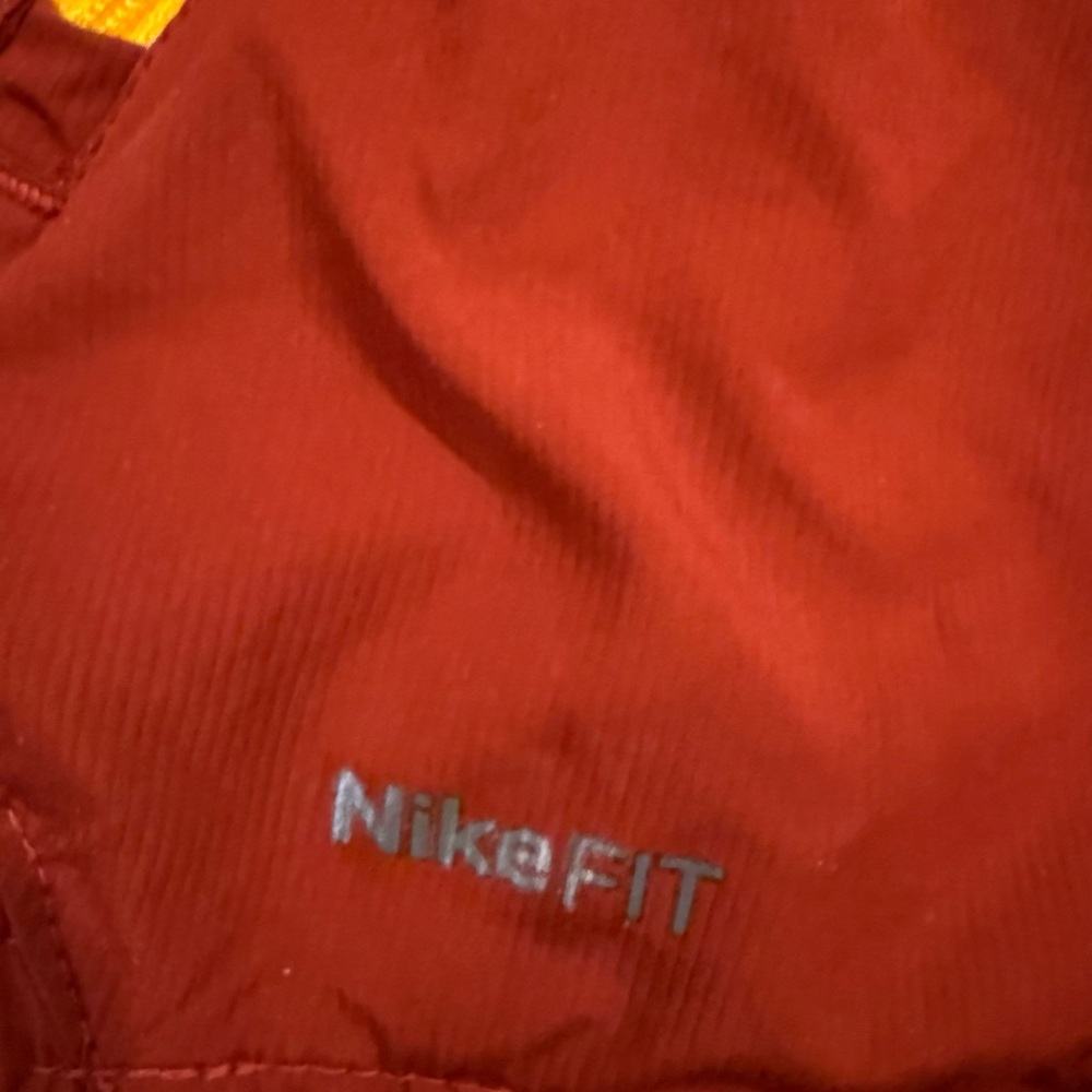 Nike Fit Storm Iowa State Cyclones Windbreaker Large Pullover Zip Red Gold - Picture 5 of 10